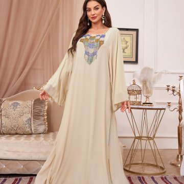 لباس ابای پروانه دوزی شیک