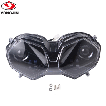 YongJin LED Headlight Front Lamp Assembly with Hi-low Beam DRL for Triumph Tiger