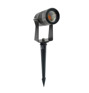Garden spotlight with black RGBW
