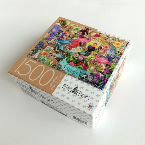 Papel puzzle personalizado de 1500pcs cola para moldura