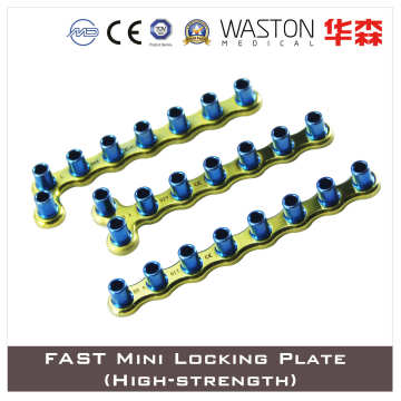 Titanium Fast Mini Locking Plate (High-strength)