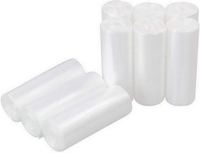 Clear Tall Strong Plastic Garbage Poly Bag