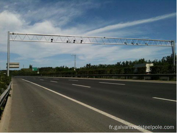 Type de trafic routier Pôle moniteur galvanisé