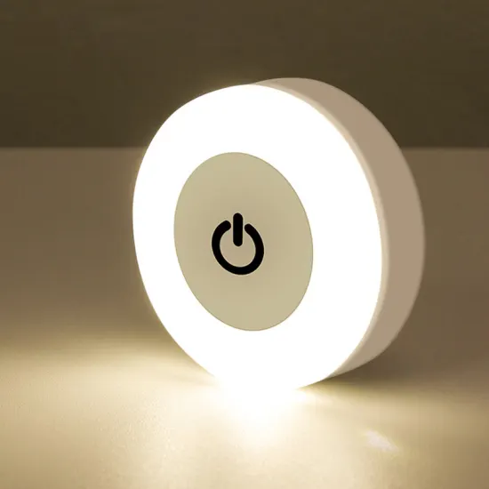 USB Rechargeable LED Wall Lights - Dimmable Night Lamps for Room Decor