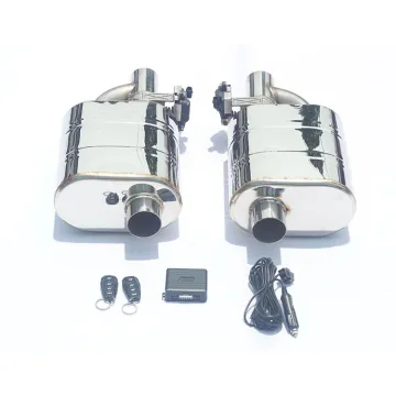 Left/Right Electronic Valve Exhaust Muffler with Remote Control