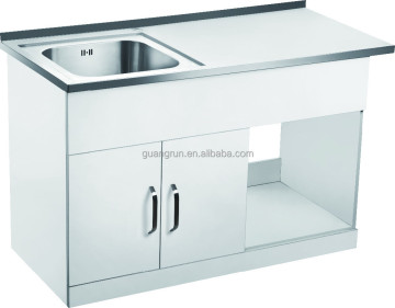 GR-X1200 Commercial Stainless Steel Free-standing Laundry Tub Cabinet