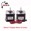 Rtelligent Nema17 Stepper Motor 42 Motor Nema 17 Motor 40N.CM 1.7A (17HS4401-DuPont) Motor 4-Lead For 3D Printer Printing XYZ