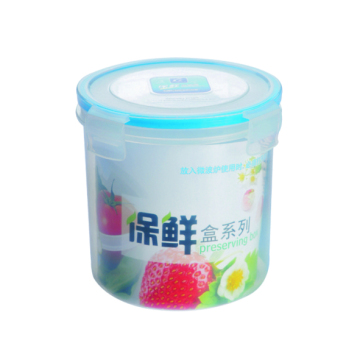 1200 ml Plastic Food Container Round Shape Tall