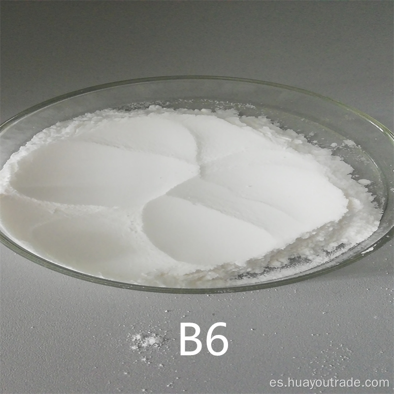 Vitamina B6 CAS 8059-24-3 Piridoxina orgánica en polvo