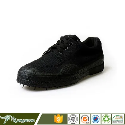 Cheap Name Brand Military Army Green Color Canvas Shoes