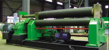 W11 series mechanical three-roll plate rolling machine
