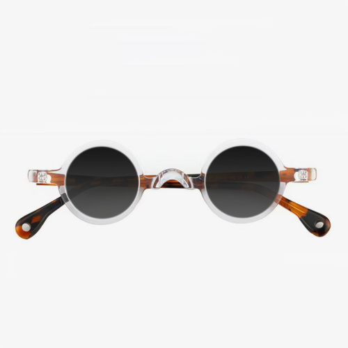 Small Acetate Eyeglasses Placa Degradada Demasiado Gafas Manufactory