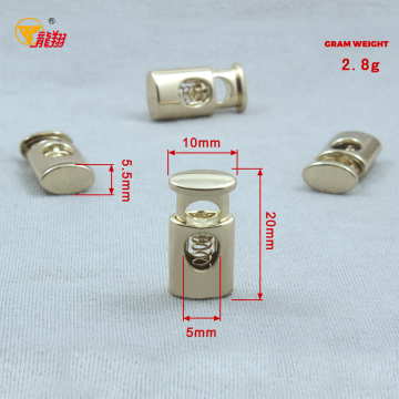 Secure Cylindrical Spring Cord Lock for Luggage