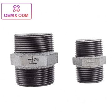 100mm Galvanized Steel Pipe Fitting Nipples with Double Ferrule Compression Fitting - Affordable Pricing