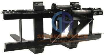 pallet fork frame for excavators
