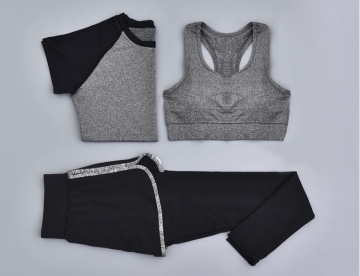 Customized polyester/spandex workout athleisure yoga jacket