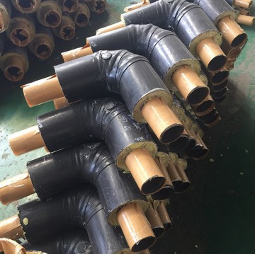 underfloor polyurethane gas pipe fitting insulation elbow