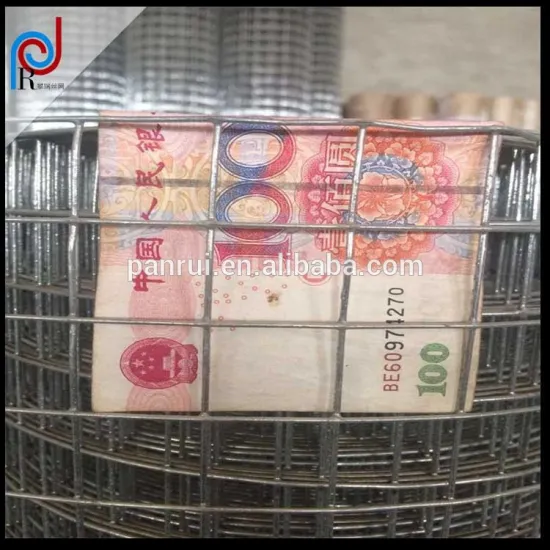 3/4" Opening Electro Galvanized Welded Grid Wire Mesh