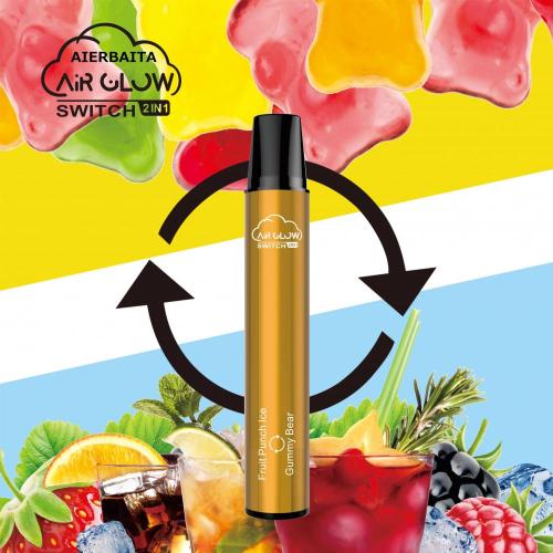 2500 puffs disposable vape pen 2 in 1