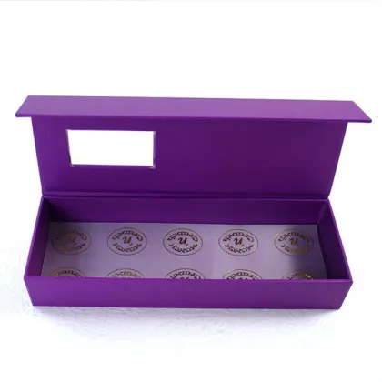 Truffle paper box with clear window