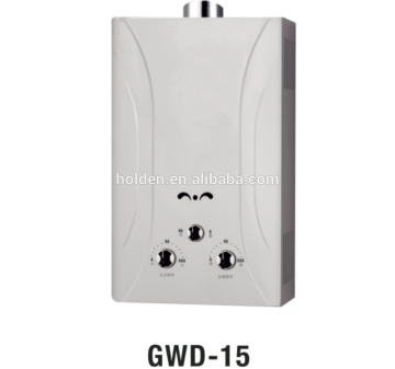 GWD-15 gas geyser installation regulations force exhaust type gas geyser for sale