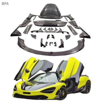 McLaren 720S TC Dry Carbon Body Kit - Front & Rear Bumpers, Lower Fenders