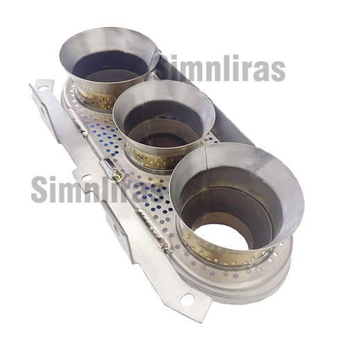 10-15 Ferrari 458 Spinnen-Titan-Katzen-Auspuffspitze