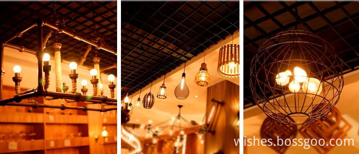 Unique style palace lantern  5w light bulbs UL approved led lighting for factory sale (2)