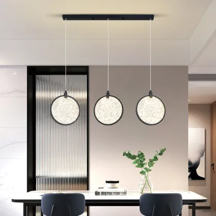 Acrylic LED Chandeliers for Dining Room and Bedroom Lighting