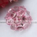 Handmade Acrylic Crystal Artificial Flower With Diamond Beads