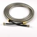 Nickel plating brass high density rotatable shower hose