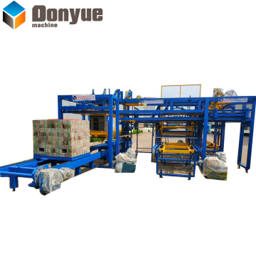 Automatic Low Position Palletizer for Block Machine Stacking in Cement Brick Making Machine