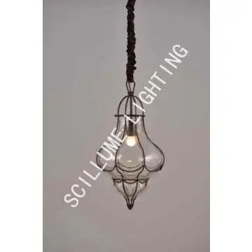 1-light pineapple pendant chandelier #1