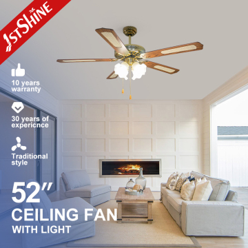 1stshine Ceiling Fan with Gold Finish and MDF Blades