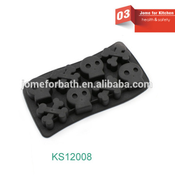 100% Food Grade Skull Shaped Ice Cube Tray