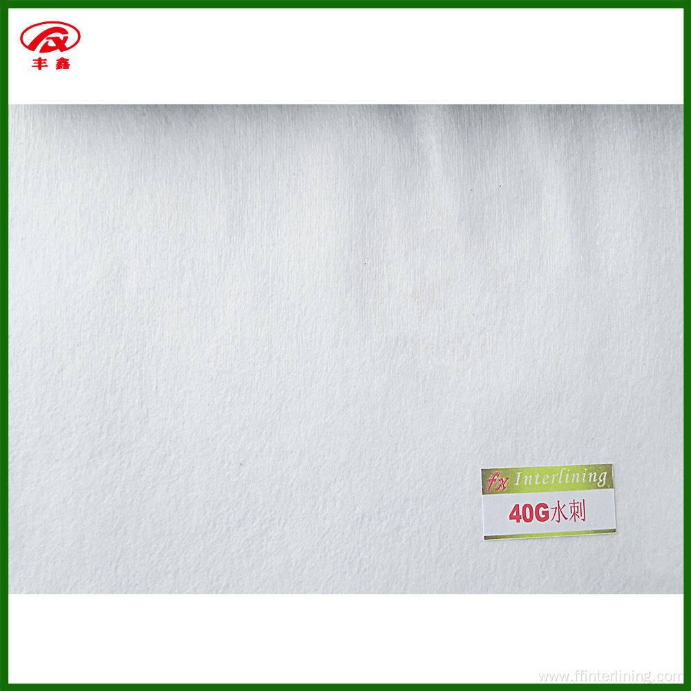 Eco-Friendly Cloth Soft Black Non Woven Interlining