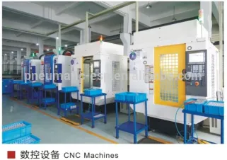 SCF series double-tach acting standard pneumatic cylinder with valve