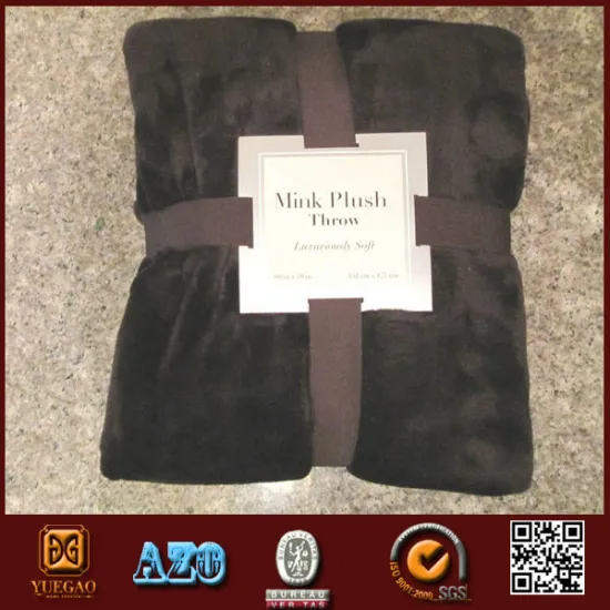 100 polyester king cheap mink blanket