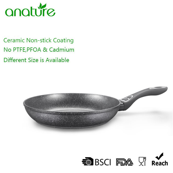 Durable Marble Tone Forged Nonstick Frypan Set