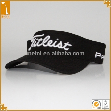 2016 Cheap fashion custom brand moisture wicking hiphop sun visor hat