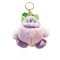 Purple little monster stuffed toy pendant keychain