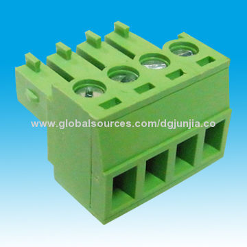 Terminal Block with 8A Rated Current and 2,000V AC Withstanding Voltage