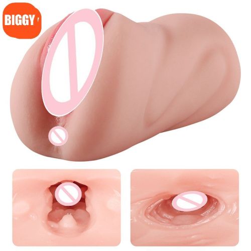 Masturbadores de vagina de silicone TPR realistas para homens