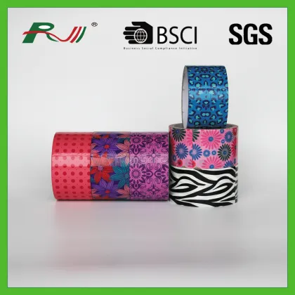 Decorative custom printed duck tape