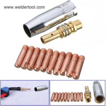 High quality MIG welder Consumables 15AK tips