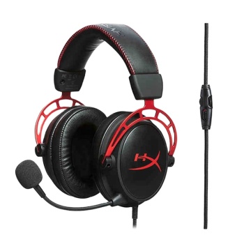 Mikrofonlu Orijinal Hyperx Cloud Alpha Stereo Oyun Kulaklığı - PC için 3,5 mm
