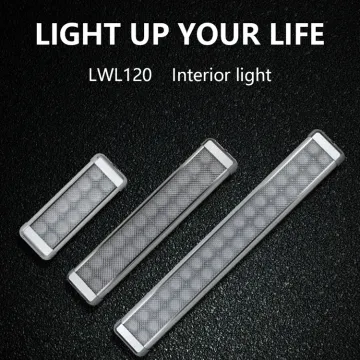 High Lumen Newest 12-24V Rectangle Vehicle LED Interior Lights for Caravan Cabin RV