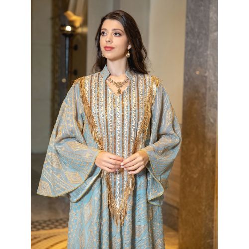 لباس مجلسی لوکس Abaya Jalabiya برای زنان مسلمان