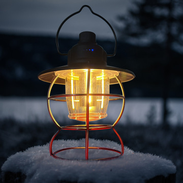 Portable Rechargeable Outdoor Tent Camping Lamp with Adjustable LED Light