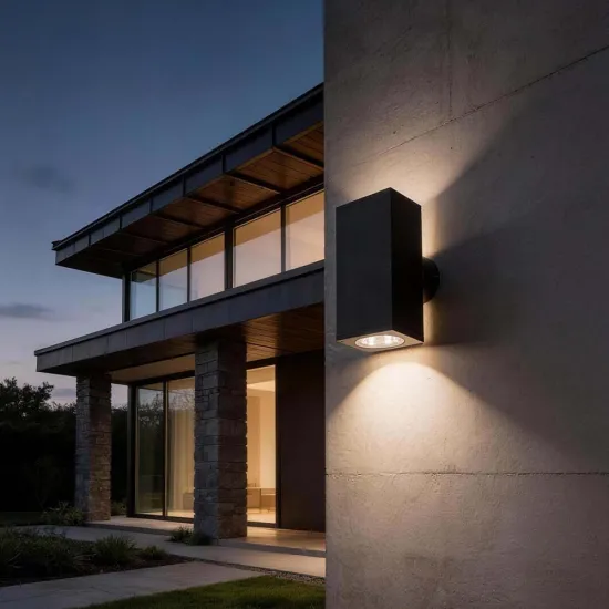 Modern Design Aluminium Outdoor Square LED Wall Light